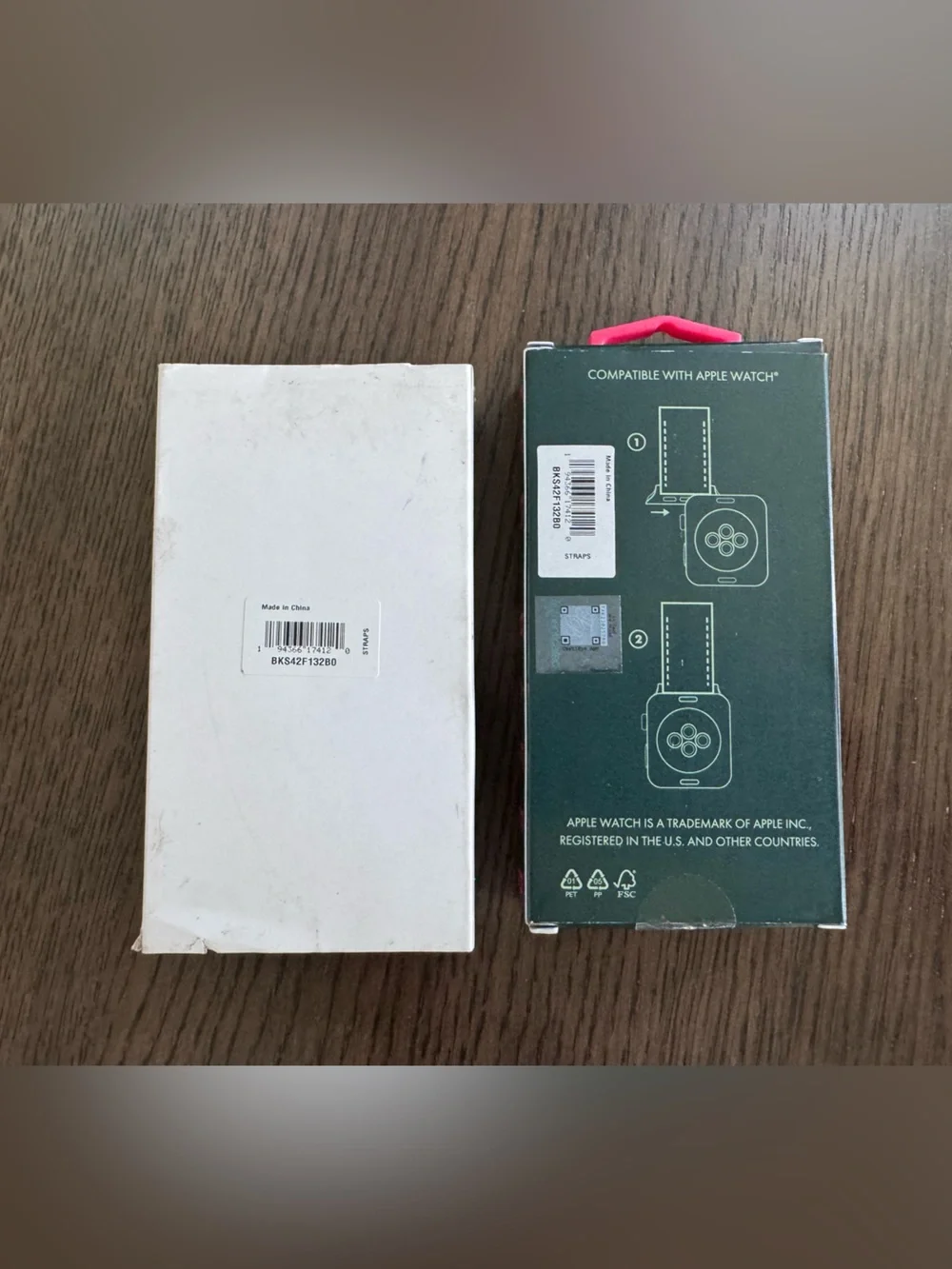 New in Box - Ted Baker Navy Watch Strap with Red Accent for iPhone 42MM / 44MM